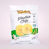 TropicMax Plantain Chips, Salted, 2 oz, Pack of 24 | Healthy snacks