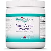 Nutricology Perm A Vite Powder - Gut Health for Men & Women, L-Glutamine, Slippery Elm - 8.4 Oz