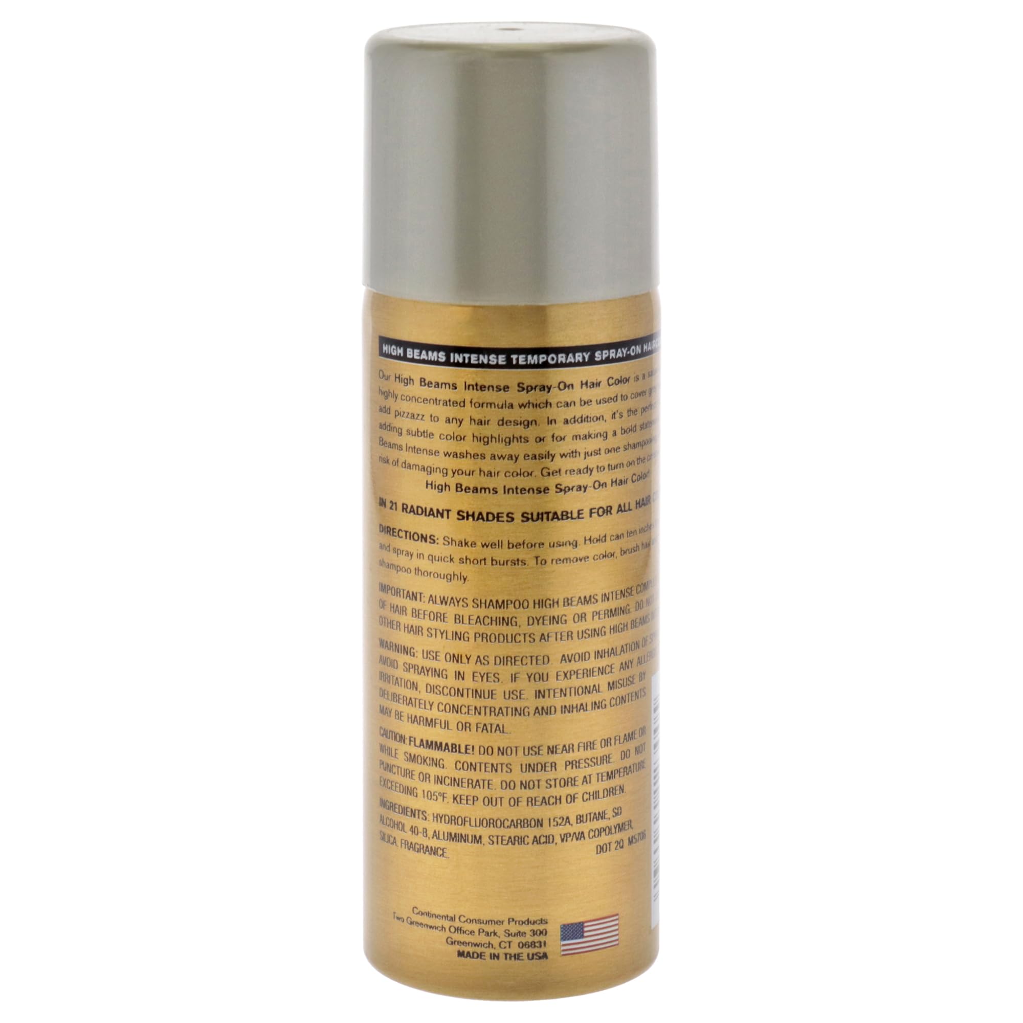 Salon Grafix High Beams Intense Temporary Spray - Silver for Unisex - 2.7 oz Hair Color