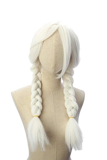 Cosplaywigscom Mama Coco Inspired Snow White Long Braided Pigtails With Long Inclined Bangs Prestyled Cosplay Fancy Wig For Women Amazon In Beauty