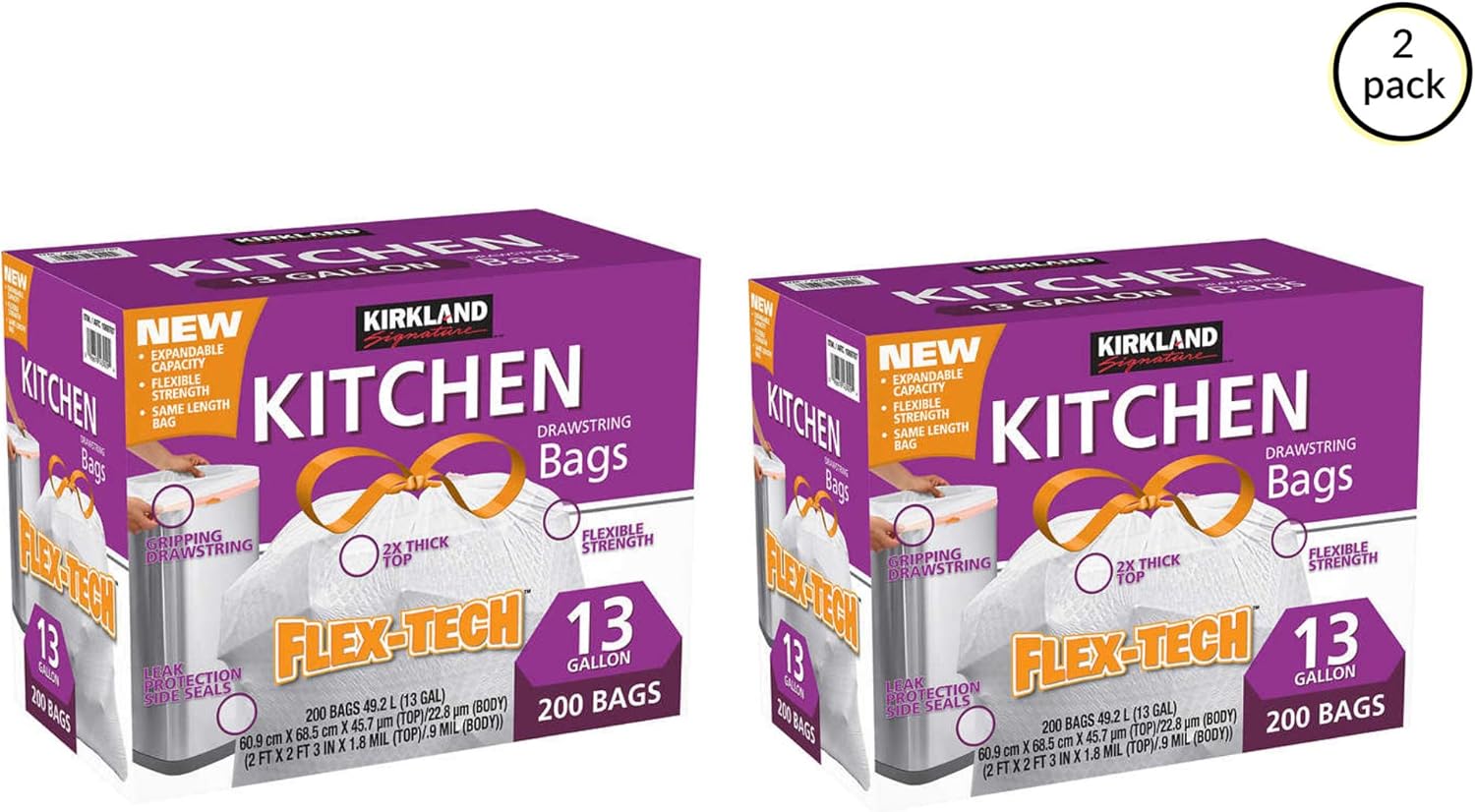 Amazon Com Kirkland Signature Flex Tech Expandable Durable 13