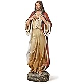 Joseph's Studio by Roman, 13.75" H Sacred Heart of Jesus Figure, Religious Gifts, Home Decor