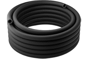 VehiMata SAE J1532 5/16" 10FT Transmission Oil Cooler Hose 250PSI Black
