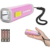 EverBrite Kids Flashlight, Mini LED Flashlight, Plastic Torch Use for Emergencies, Camping, Outdoor with Lanyard 3AAA Battery