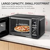 Toshiba 25L 3-in-1 Microwave Oven with Grill Origin Inverter Black view 7