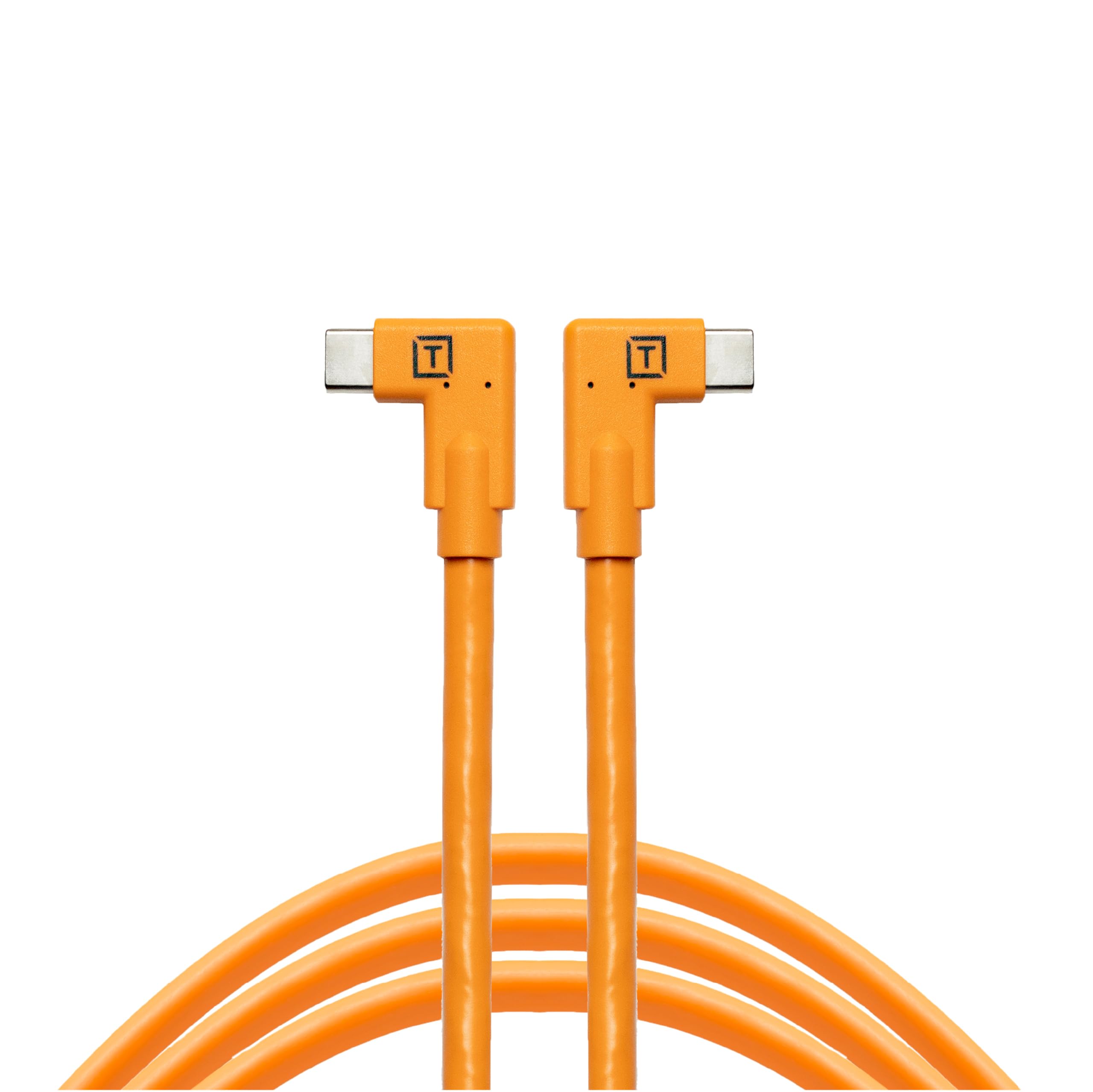 【国内正規品】Tether Tools テザーツールズ テザープロ USB-C トゥ USB-C デュアル ライト アングル オレンジ CUC15RT2RT-ORG商品画像