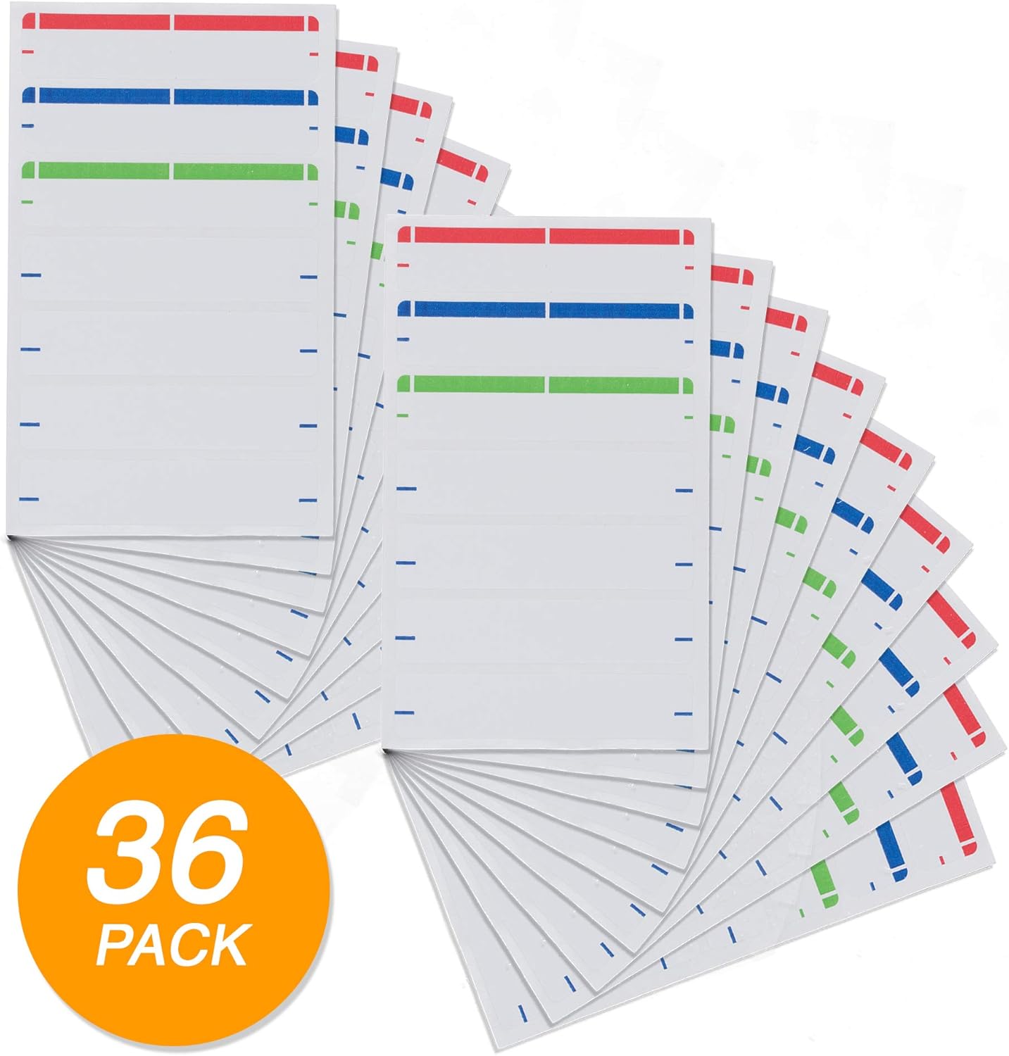 Emraw Super Great Assorted Color File Folder Label