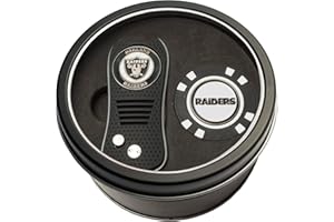 Team Golf NFL Gift Set Switchblade Divot Tool & Chip, Includes 2 Double-Sided Enamel Ball Markers, Patented Design, Less Damage to Greens, Switchblade Mechanism