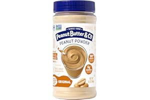 Peanut Butter & Co. Original Peanut Protein Powder, Non-GMO Project Verified, Gluten Free, Vegan, 6.5 oz Jar