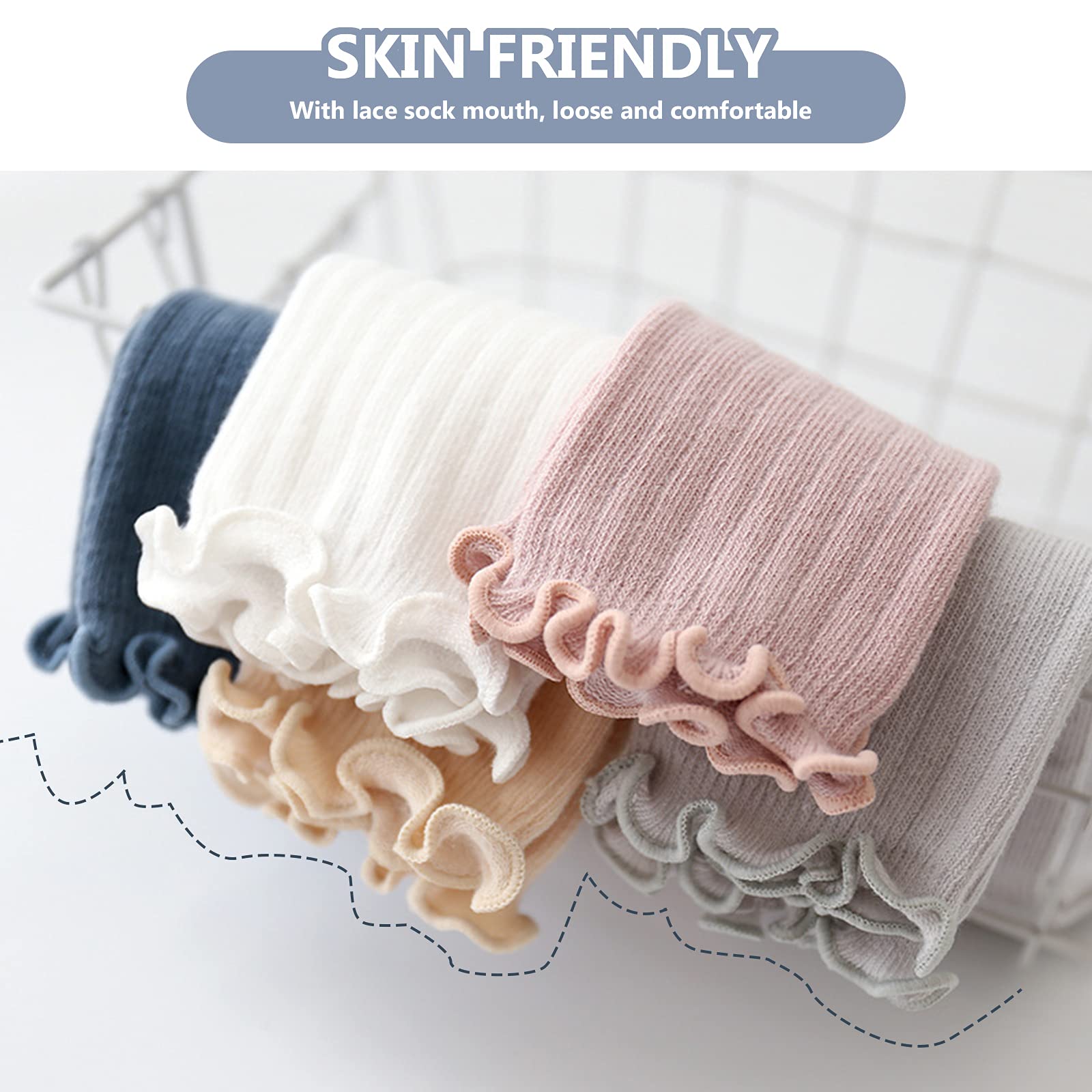 Apone Fatu Baby Knee High Socks Newborn Infants Toddlers Cotton Uniform Stockings Warm Cotton Boys Girls Stockings