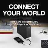 Seagate One Touch Hub 4TB External Hard Drive USB C USB 3.0 AES Encryption view 4