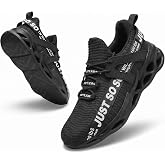 Furuian Steel Toe Shoes for Men Women Slip On Comfortable Safety Shoes | Multi Color,Work Shoes,Comfortable,Steel Toe Sneakers,Lightweight,Breathable