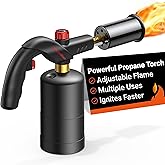 ThermoMaven Powerful Propane Torch, Kitchen Cooking Culinary Torch Lighter, Adjustable Blow Torch for Sous Vide Searing Steak