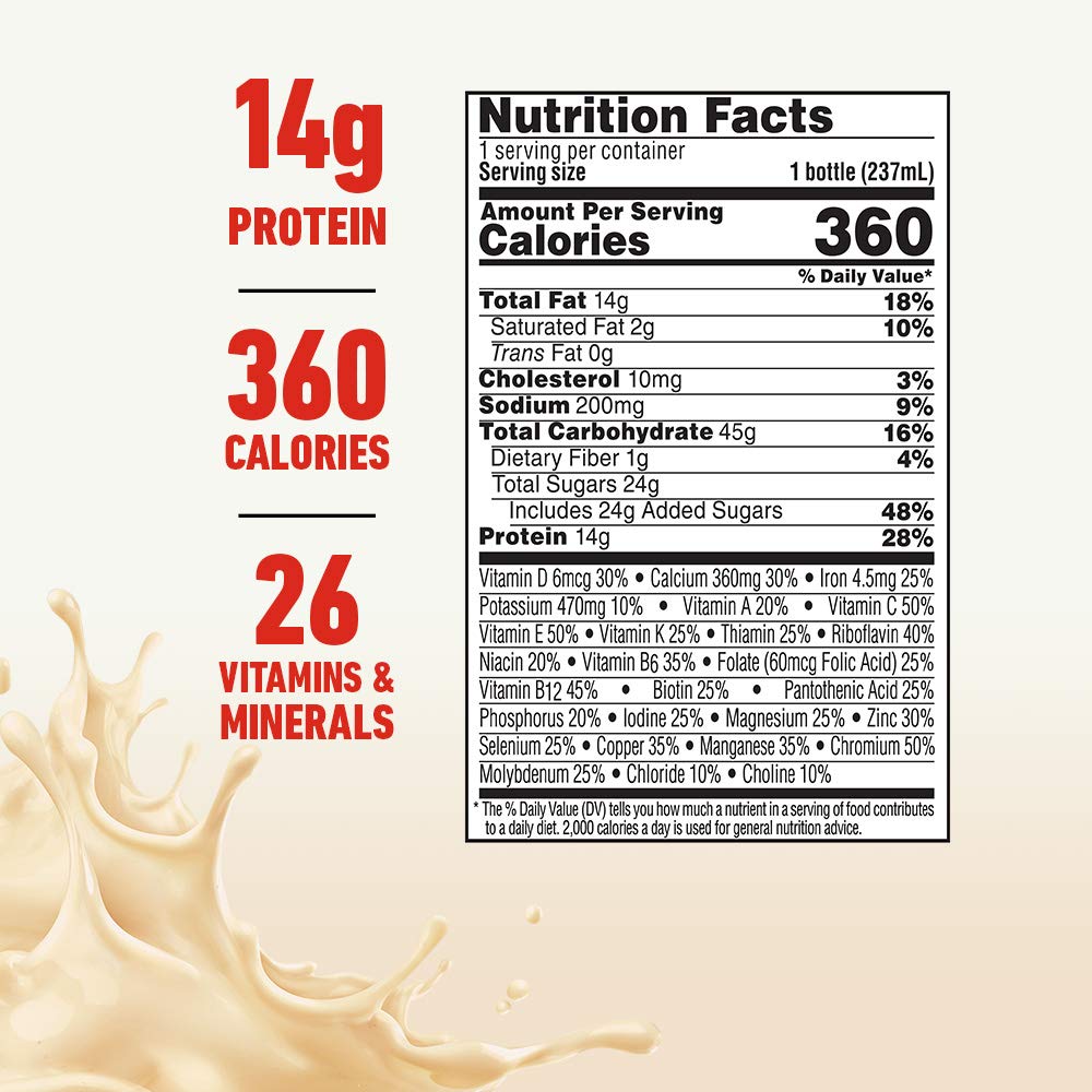 Boost Plus Nutritional Drink, Very Vanilla, 8 fl oz Bottle, 24 Pack : Grocery & Gourmet Food