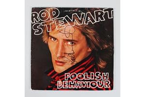 Rod Stewart Signed Record Album Foolish Behaviour - COA JSA