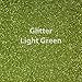 Siser Glitter Heat Transfer Vinyl 20" x 12" Sheet (Light Green)