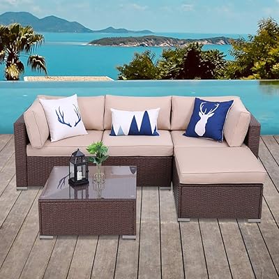 Sofa Set Patio Bench Cushions Amazon All Weather Patio Furniture