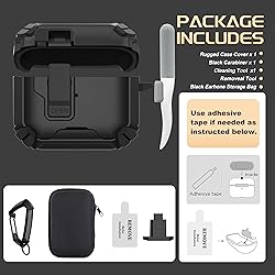 Maxjoy for AirPods 4 Case Cover 2024, AirPods 4th