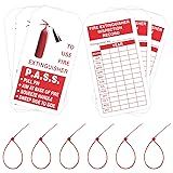 Bolexo Fire Extinguisher Tags with Adjustable Wire