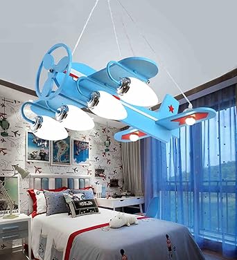 4 luces de techo modernas Cabeza de aeronaves de la lámpara creativos