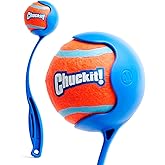Chuckit! Dog Ball Launcher 12M Sport with 12" Handle Length for Medium 2.5" Dog Balls For Dogs 20-60 lb, Plastic Pet Fetch Ba