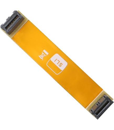 Câble Riser PCIe SLI Bridge LINKUP - Technologie Haute Vitesse, Blindage 85 Ohms, Longueurs De 2 à 60 Cm - Compatible NVIDIA (pas AMD/RTX 2000/3000)