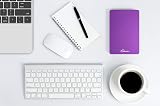 Sonnics 320GB Purple External Portable Hard Drive USB 3.0 view 3