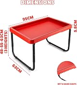 Playhouse Toyrific Play Tray Activity Table for Kids 95x63x48-63cm view 3