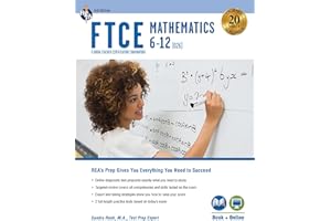 FTCE Mathematics 6-12 (026) 3rd Ed., Book + Online (FTCE Teacher Certification Test Prep)
