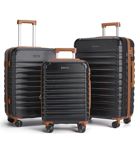 Amazon.com | Amazon Basics 3-Piece Hardside Expandable Travel