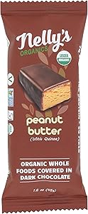 Nellys Organics Organic Dark Chocolate Peanut Butter Quinoa Bar, 1.6 Oz