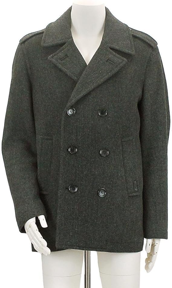 Amazon コーチ Coach ウール Pコート アウター 中綿 アウター ボタン チャコール グレー サイズ M メンズ 中古 コート ジャケット 通販