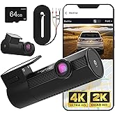 BlackVue Elite 9, 4K+2K Dash Cam Front and Rear, STARVIS 2, HDR, Free 64GB | Hardwire Cable Included, Wi-Fi, GPS, 24H Parking Mode, App Control, Cloud Connectivity, Supports up to 1TB micro SD