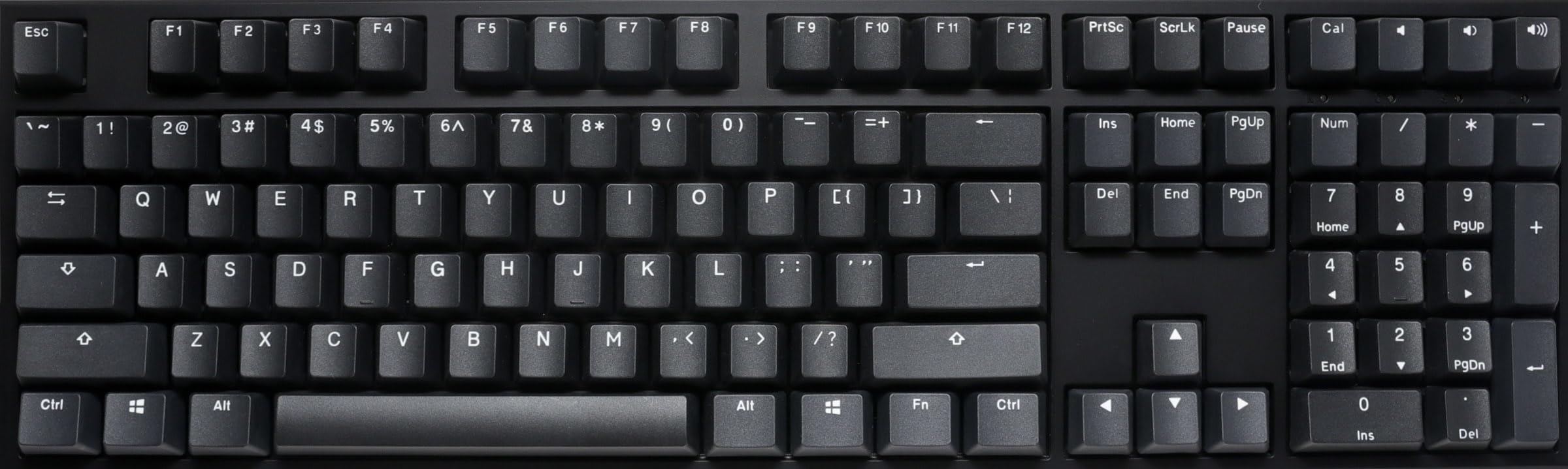 Ducky Origin Black Double Shot PBT Mechanical Keyboard (Cherry MX Black)