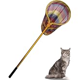 SYFRLLC Animal Catch Pole Control Tool,Multi-Functional Catcher Net for Dog,Cat,Rabbit,Chicken,Duck,Goose,Fish,Bird,Raccoon and Others Poultry(67~98" Telescoping Handle with 20" Net Opening)