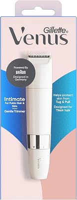 Satin Care Trimmer per Peli e Pelle Zona Intima, Bianco