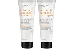 Hi-Pro-Pac Hair Mask - Extremely Damaged Hair Repair - (2-Pack) 8 fl oz - Intense Protein Treatment Masque - Deeply Conditions, Fortifies, and Helps Prevent Split Ends and Breakage