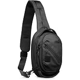 Savior Equipment Obscura Sling Bag Tactical EDC Crossbody Case Pistol Bag, Low-Profile Design Holster Compatible Single Pistol Soft Case with Rapid Access Admin Pocket