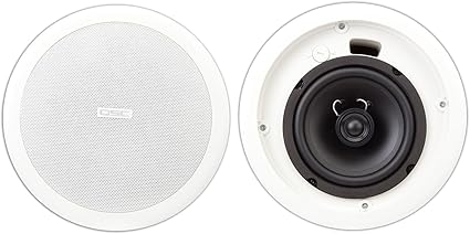 Amazon Com Qsc Acc6t 6 5 Two Way In Ceiling Speaker 70v 8ohm