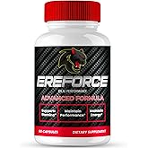 Ereforce Capsules, Official Ereforce Supplement Pills for Men - Maximum Strength Performance, All Natural Support for Overall Health and Wellness, Advanced Ere Force Pills Reviews (60 Capsules)