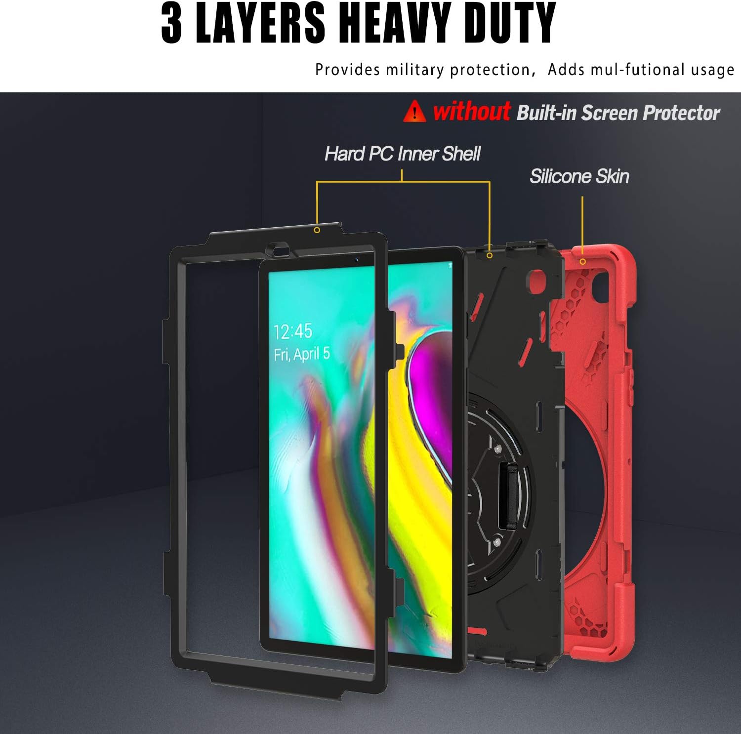 Gerutek for Samsung Galaxy Tab S5e T720/T725 10.5 2019 Case - Image 5
