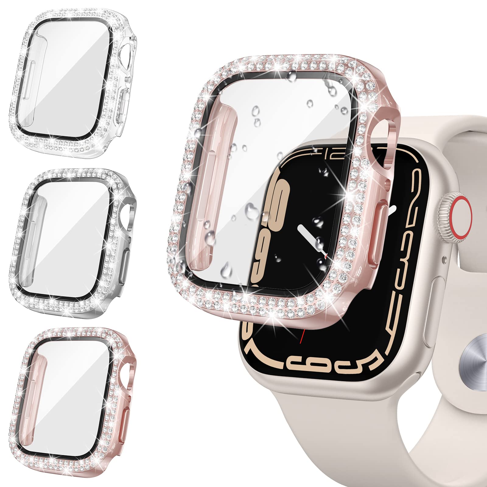 Tensea [3Pack for Apple Watch Screen Protector Case