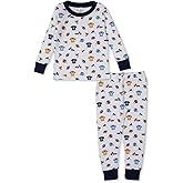 Kissy Kissy Boys Toddler Football Fever Print Pajamas Set