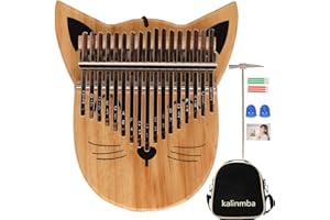 MDKABA kalimba thumb piano 17 key finger piano musical instrument gift + shoulder bag