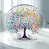 Christian Gifts for Women Birthday Unique, Tree of Life Inspirational Religious Gifts for Mom Friends Coworker, Encouragement Gift for Her Sister Bestie, Spiritual Home Decorative Acrylic Signs Plaque
