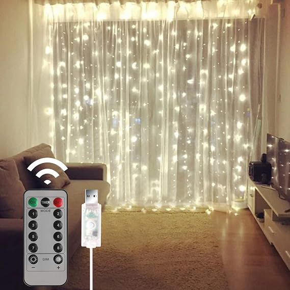 magictec 300 led curtain string light