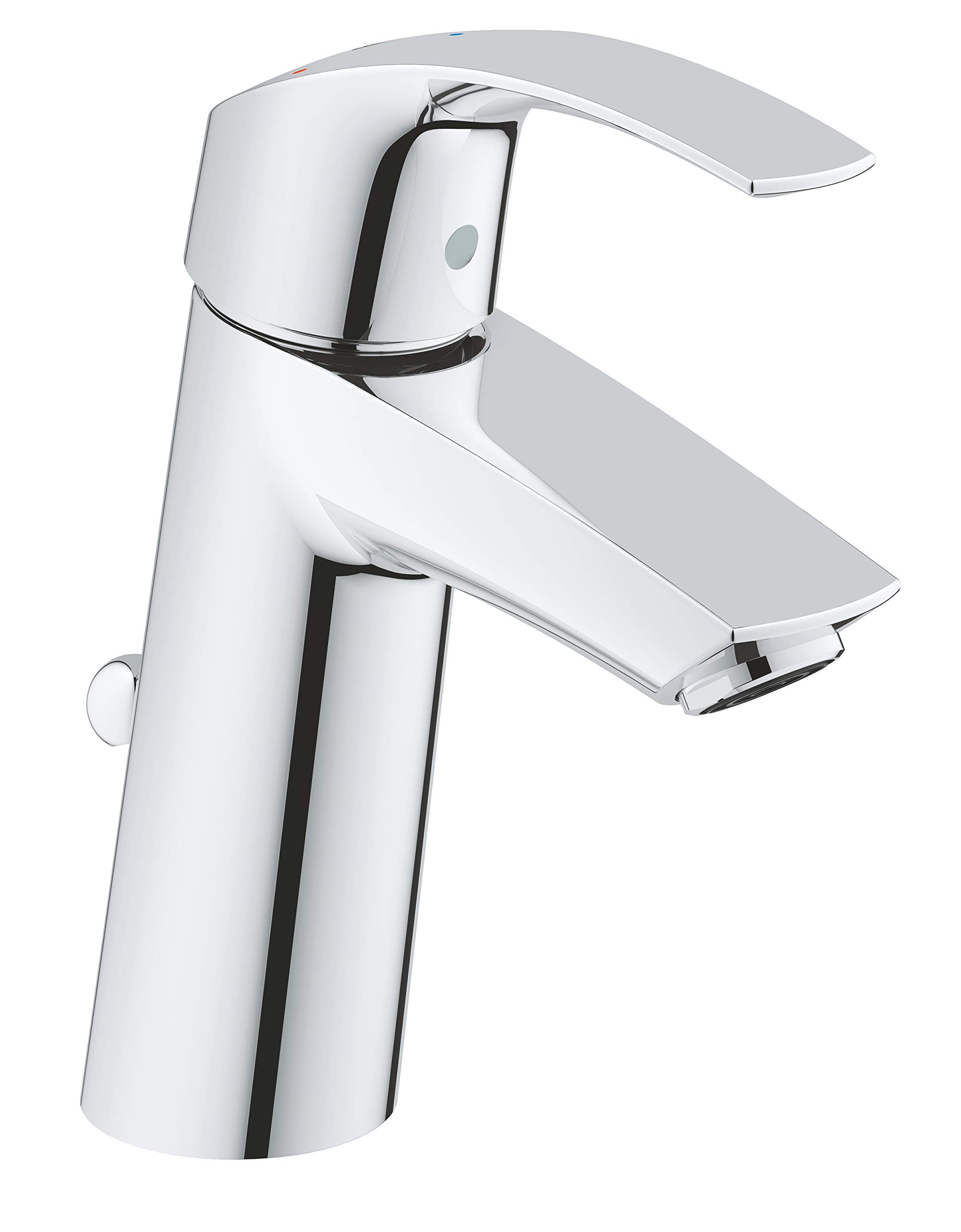 Grohe 2339310E Eurosmart Single-Lever Mixer Tap Medium Height with Energy-Saving Function