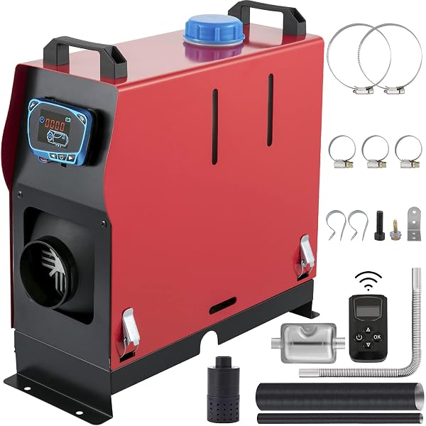 KSACORT Coolant Heater Engine Heater Diesel Coolant Circulation Heater 12V  5KW for Cars Truck and RV silver HE-1, Heaters - Amazon Canada