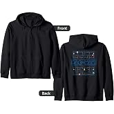 【PAC-MAN】PAC-MAN Classic 030 Zip Hoodie