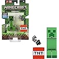 Mattel Minecraft Action Figure & Accessories 2-Pack with Creeper in 3.25-inch Scale, Collectible Toy Set